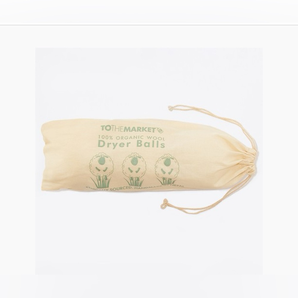 To The Market 
100% Organic Wool Dryer Balls
